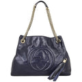 Gucci Soho Chain Shoulder Bag Medium Patent