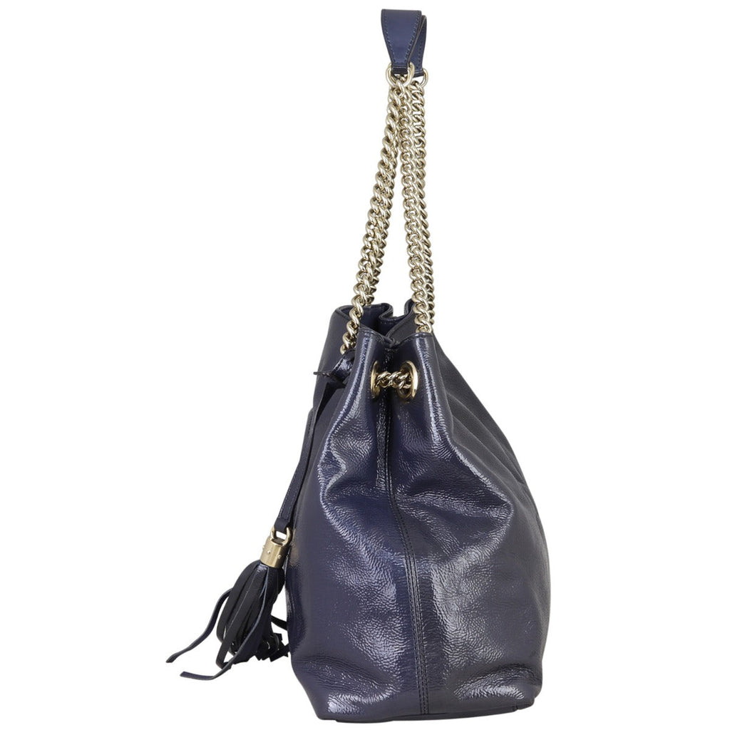Gucci Soho Chain Shoulder Bag Medium Patent