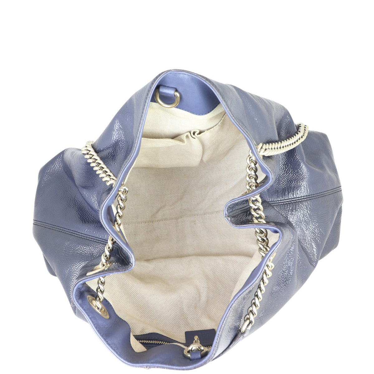 Gucci Soho Chain Shoulder Bag Medium Patent