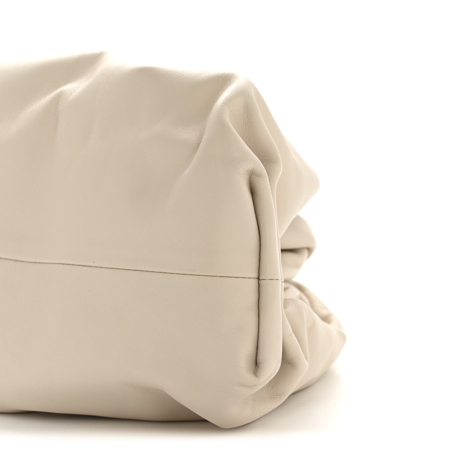 Smooth Butter Calf The Pouch Oversized Clutch Plaster