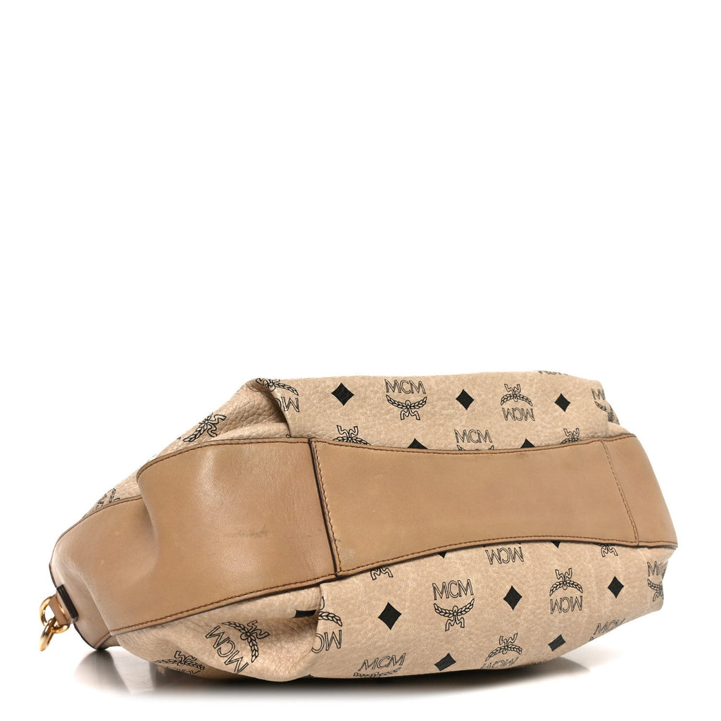 Visetos Medium Drawstring Shopper Beige