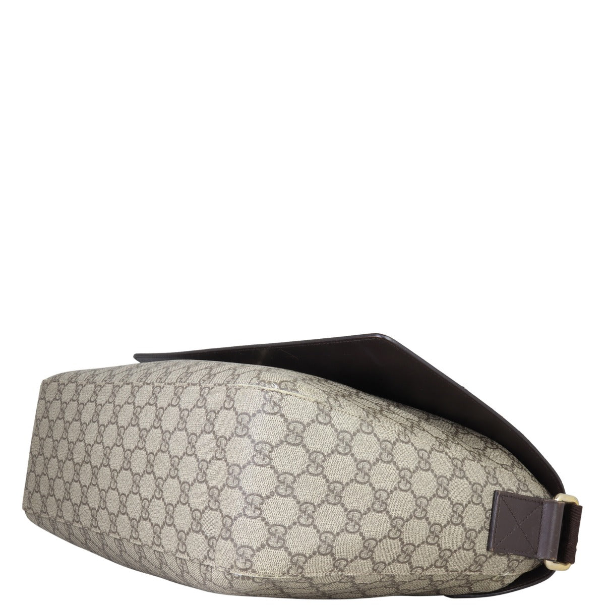 Gucci GG Supreme Leather Flap Messenger