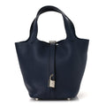 Taurillon Clemence Picotin Lock 18 PM Bleu Nuit