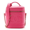 Lambskin Timeless Vanity Cosmetic Case Pink