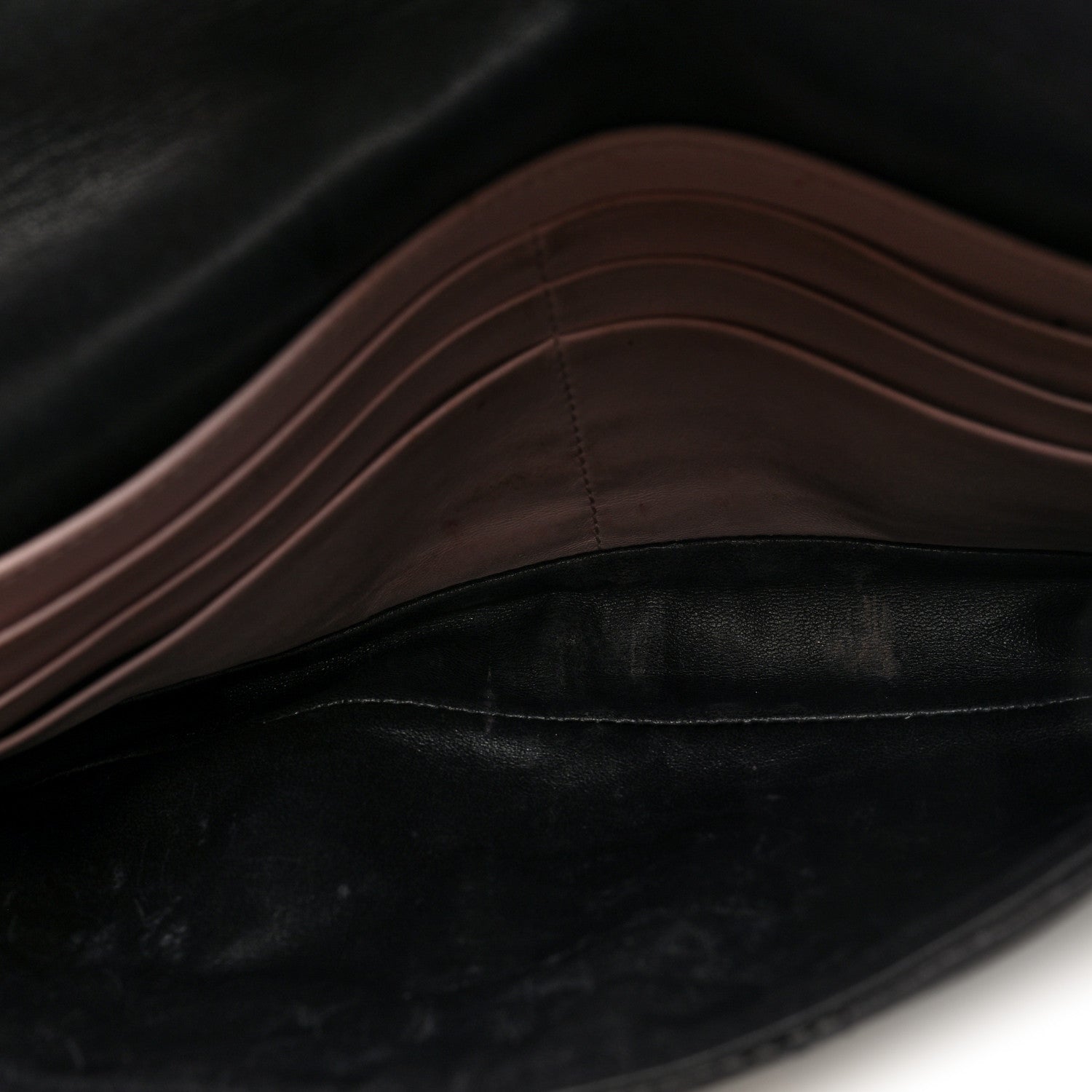 Lambskin Cannage Miss Dior Promenade Pouch Black