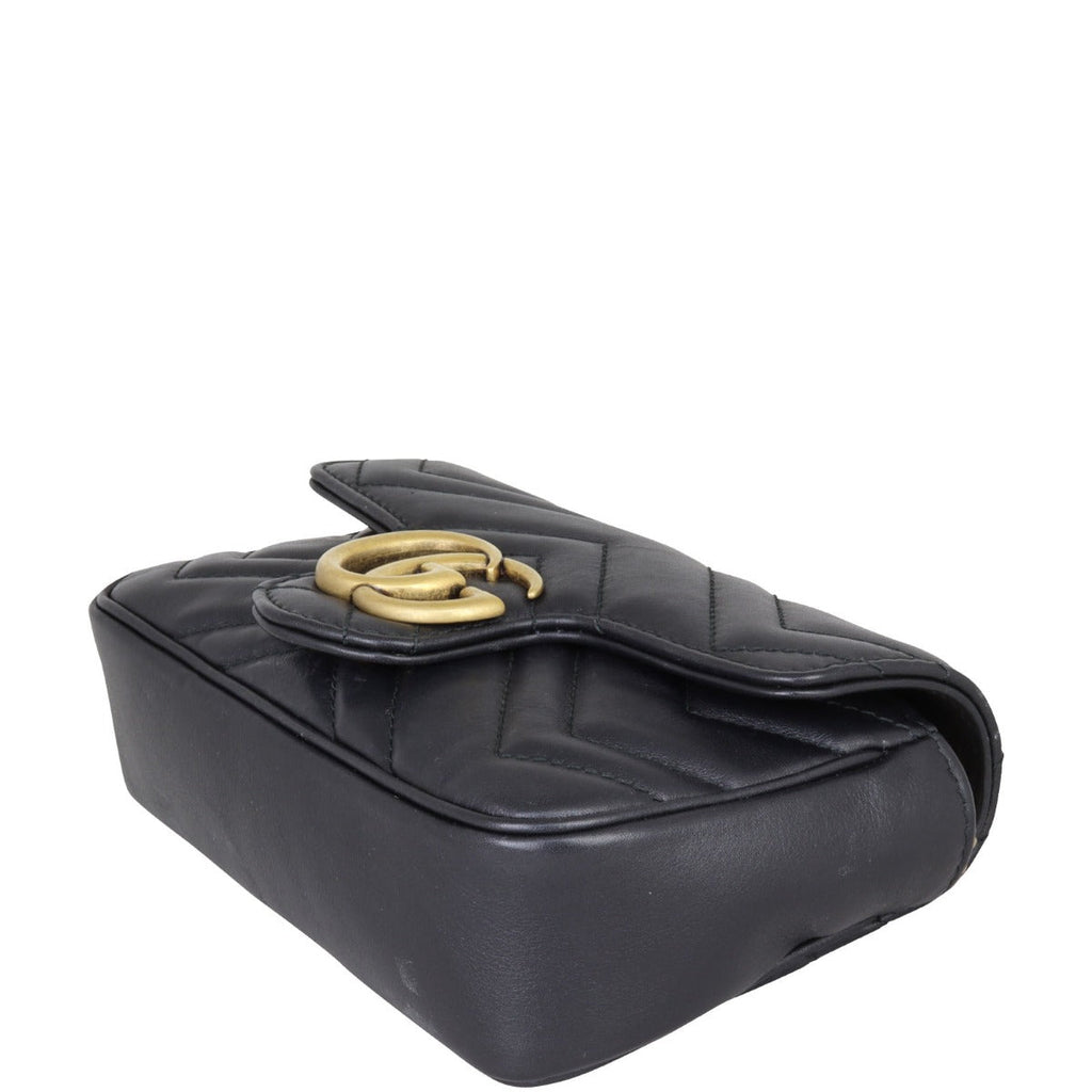 Gucci GG Marmont Matelasse Super Mini Shoulder Bag