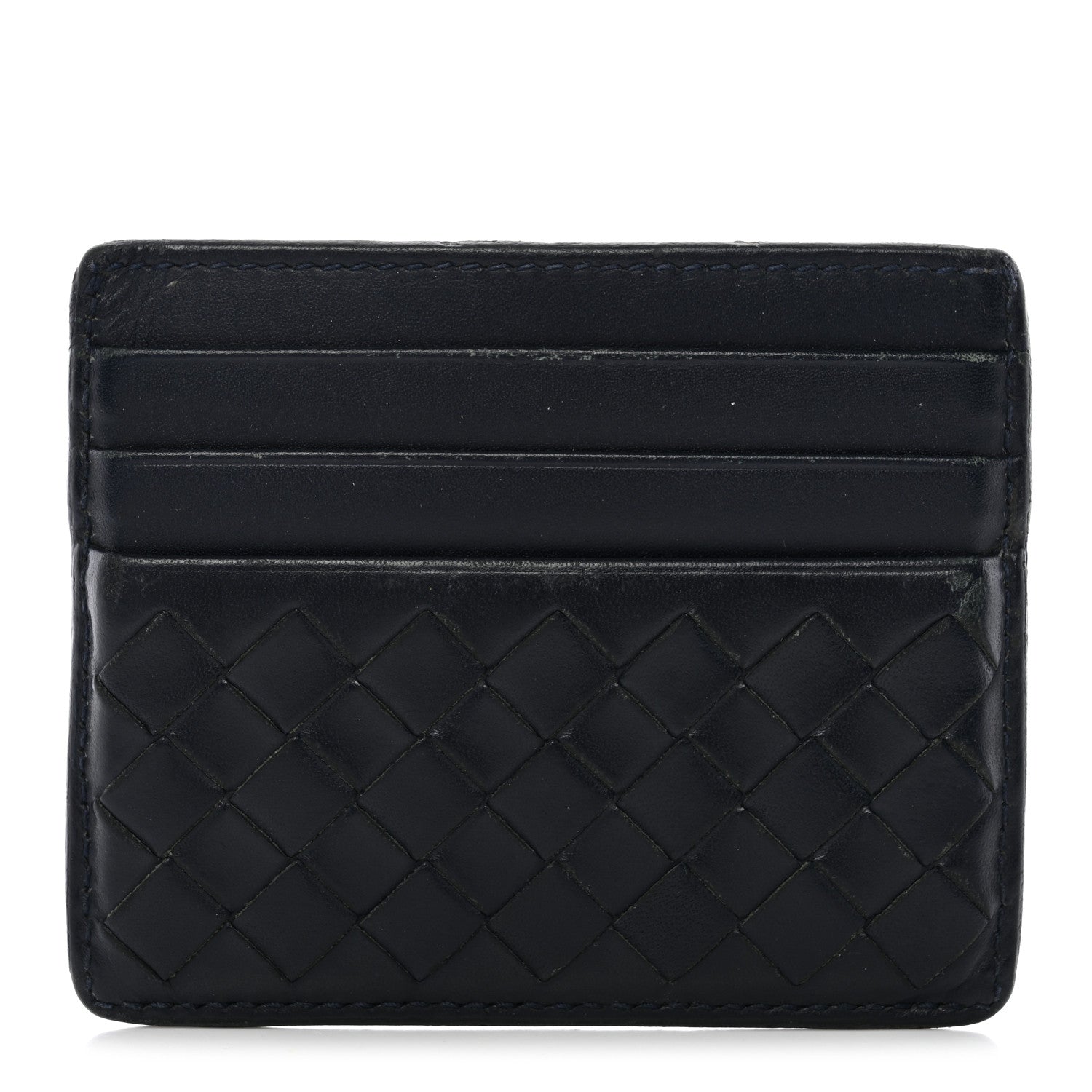 Nappa Intrecciato  Holder Deep Blue