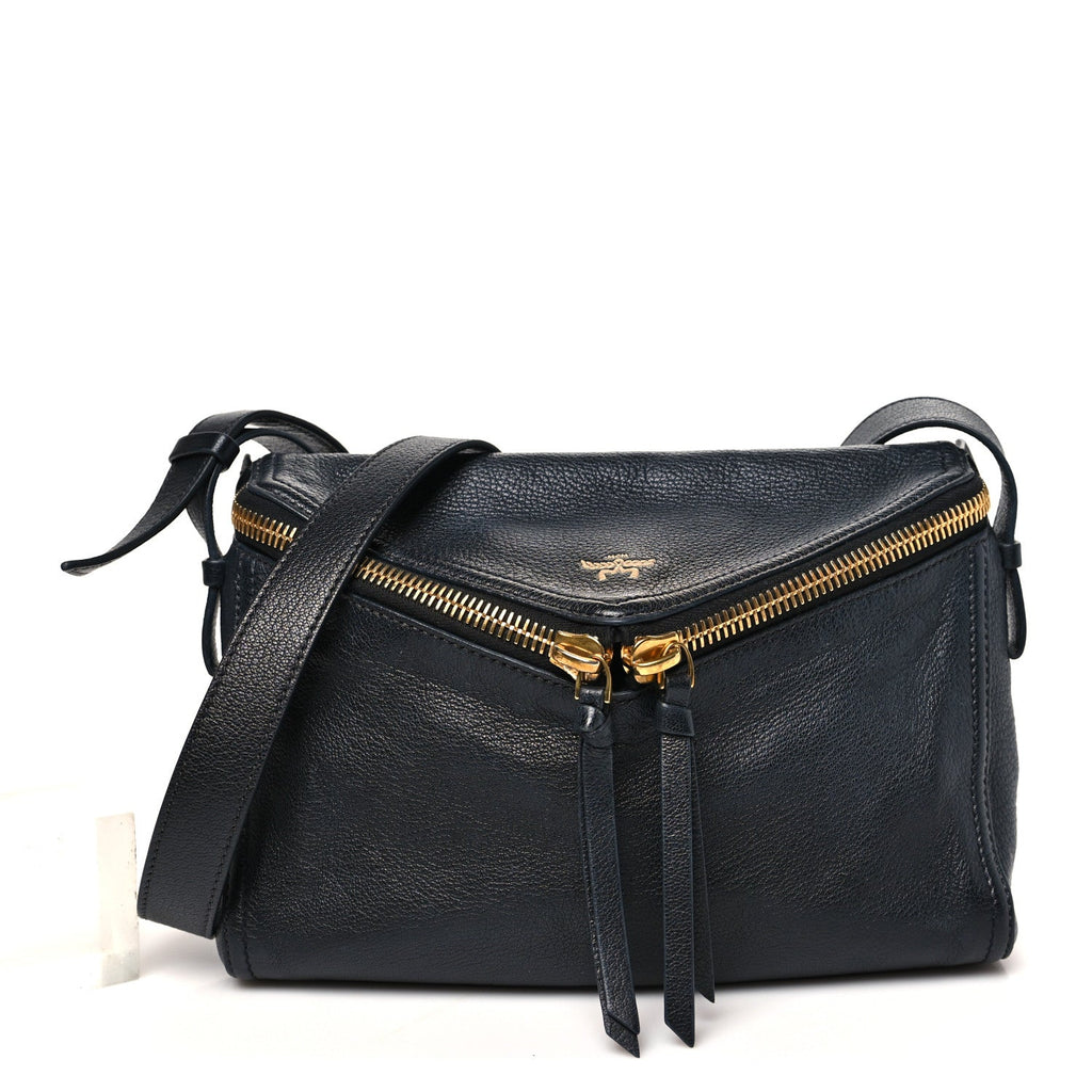 Goatskin Diamant 3D Shoulder Bag Black