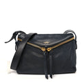 Goatskin Diamant 3D Shoulder Bag Black