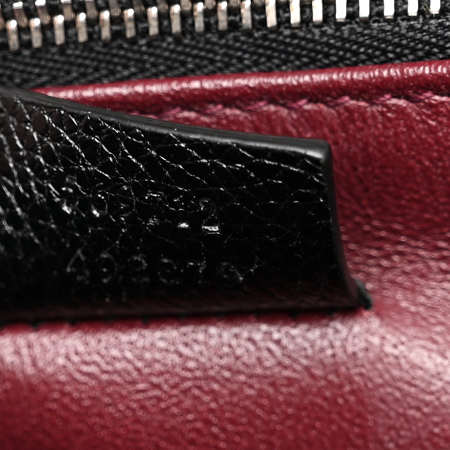 Grainy Calfskin Small Zumi Top Handle Bag Black