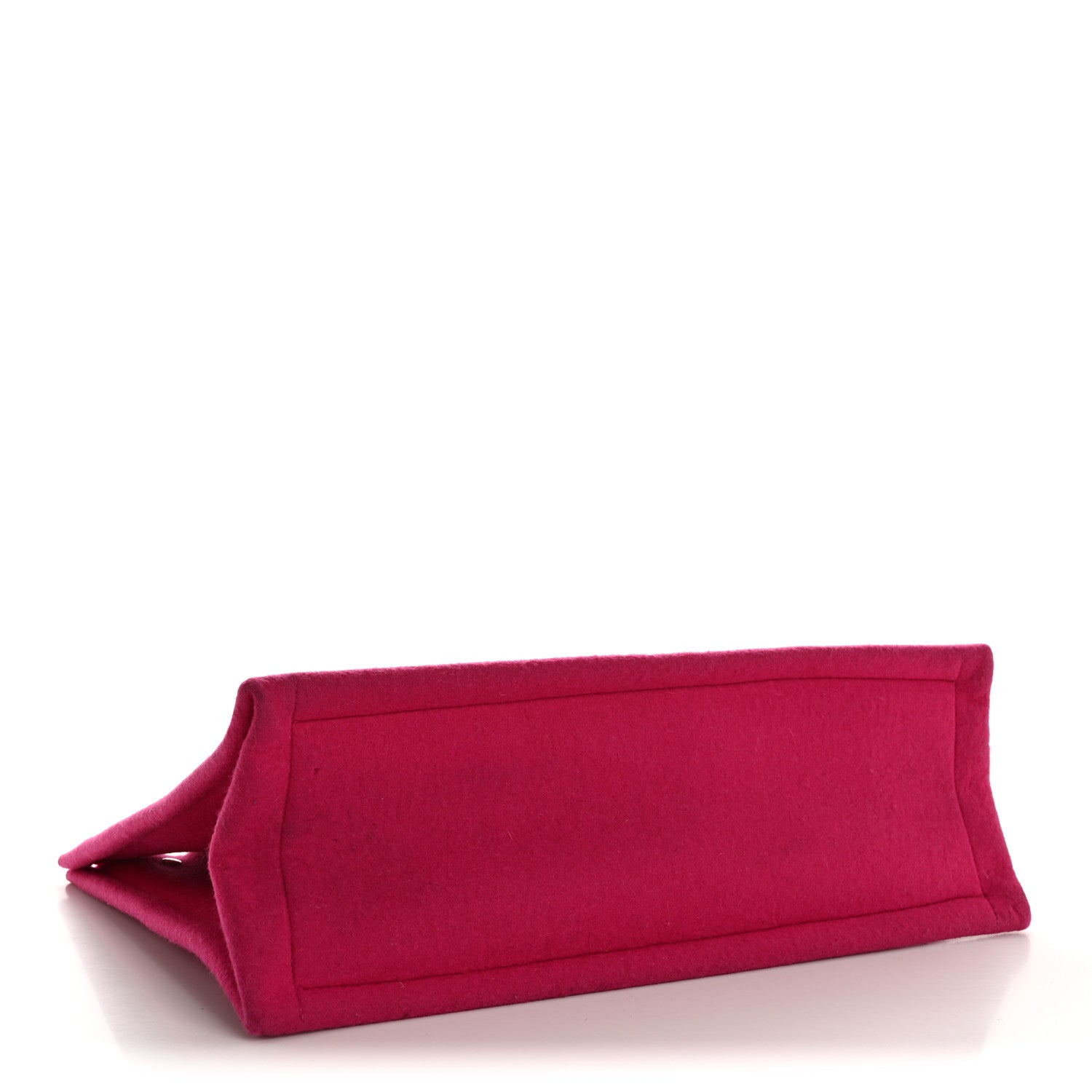 Wool Rive Gauche Tote Fuchsia