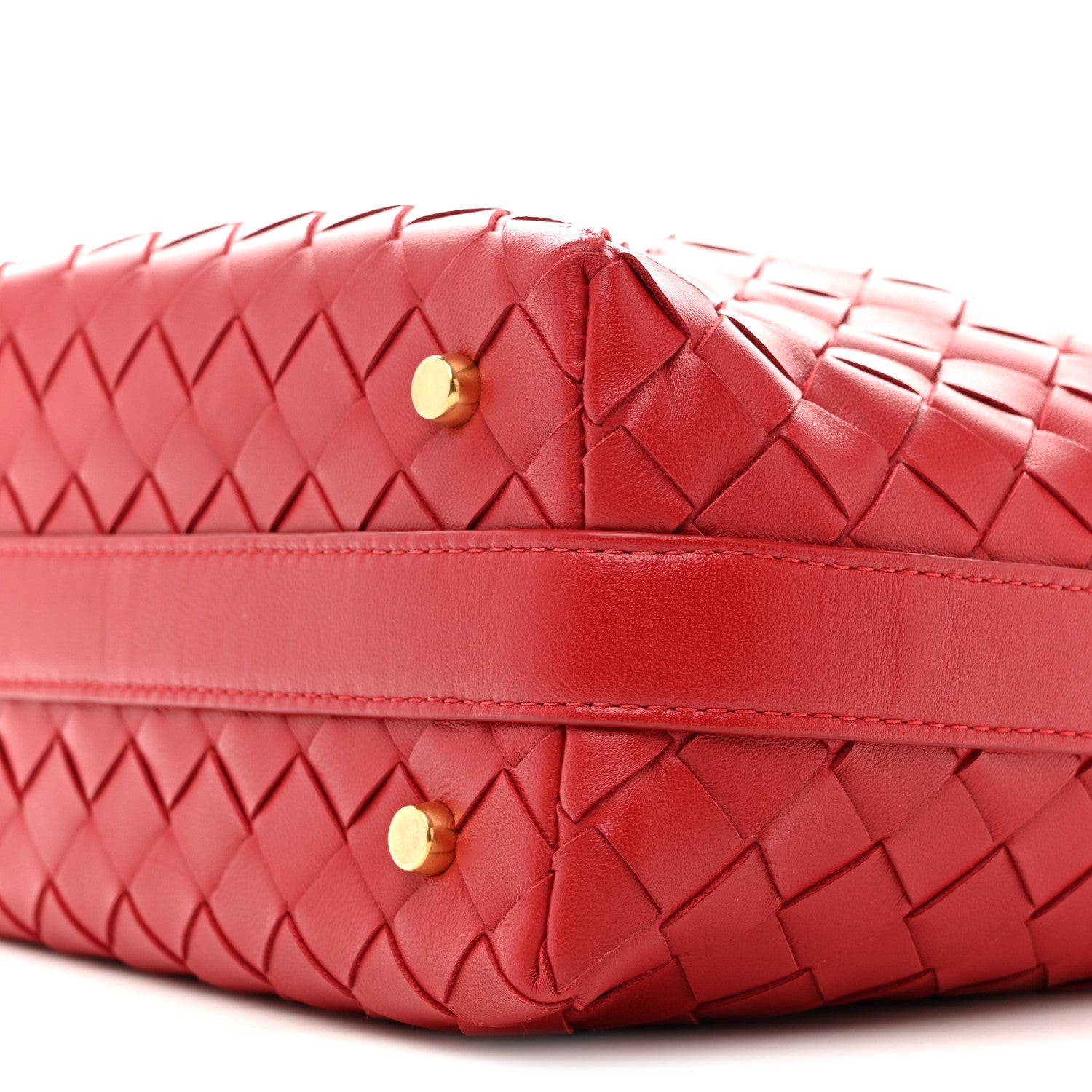 Calfskin Nappa Intrecciato Mini Wallace Apple Candy