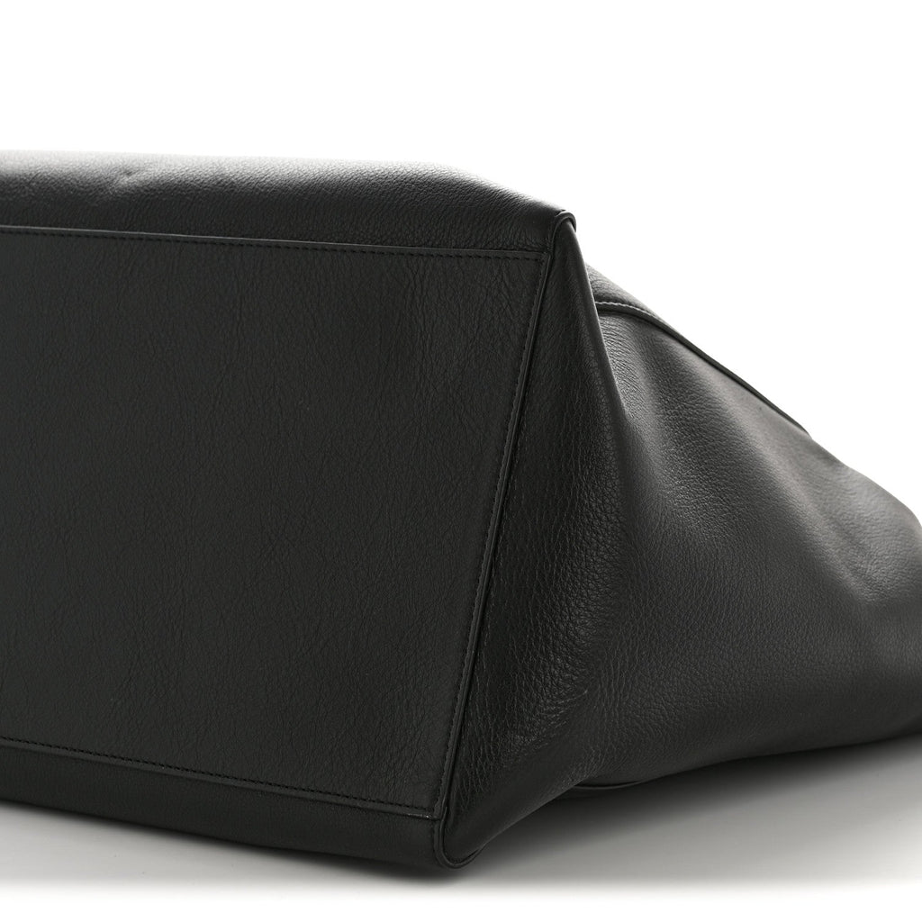 Smooth Calfskin Everyday East West Tote Bag Black