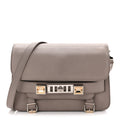 Smooth Calfskin PS11 Classic Shoulder Bag Mushroom