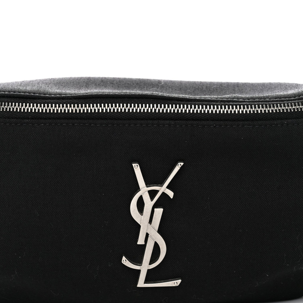 Canvas Monogram Belt Bag Black