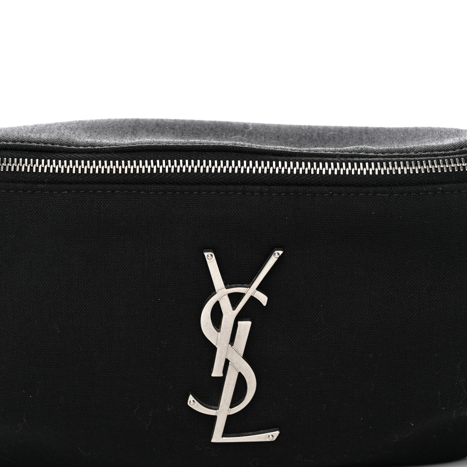 Canvas Monogram Belt Bag Black