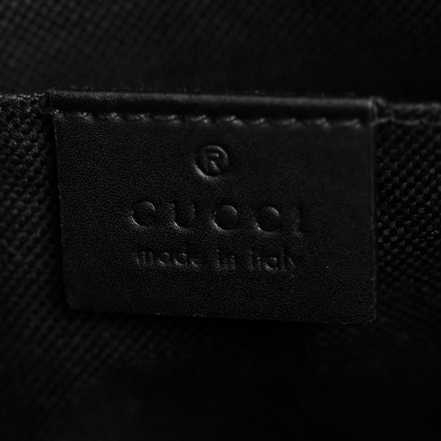 GG Supreme Monogram Web Small Flat Messenger Bag Black Grey
