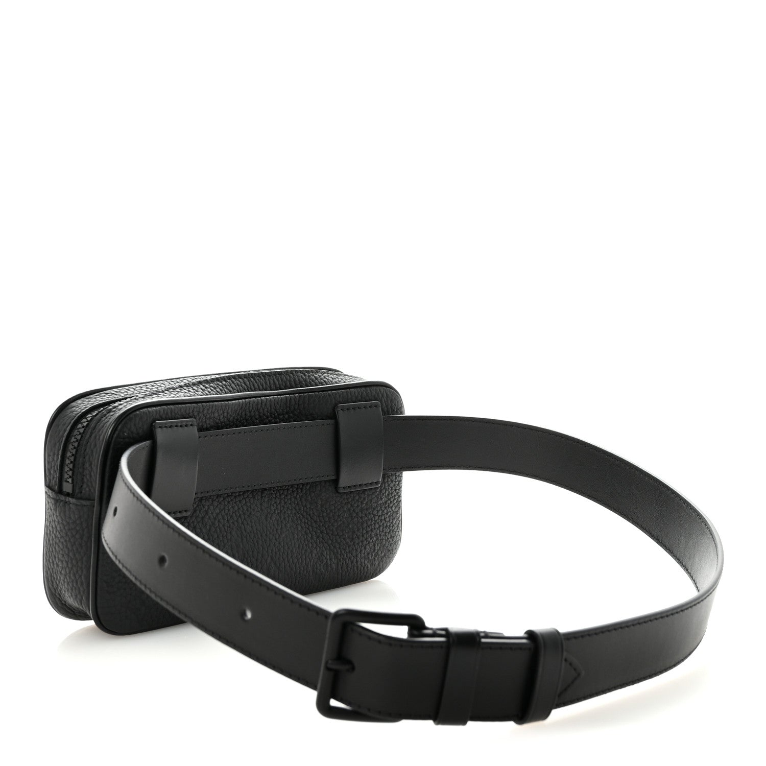 Taurillon Monogram Uniformes Solar Ray Soft Pochette Volga Belt Bag Black