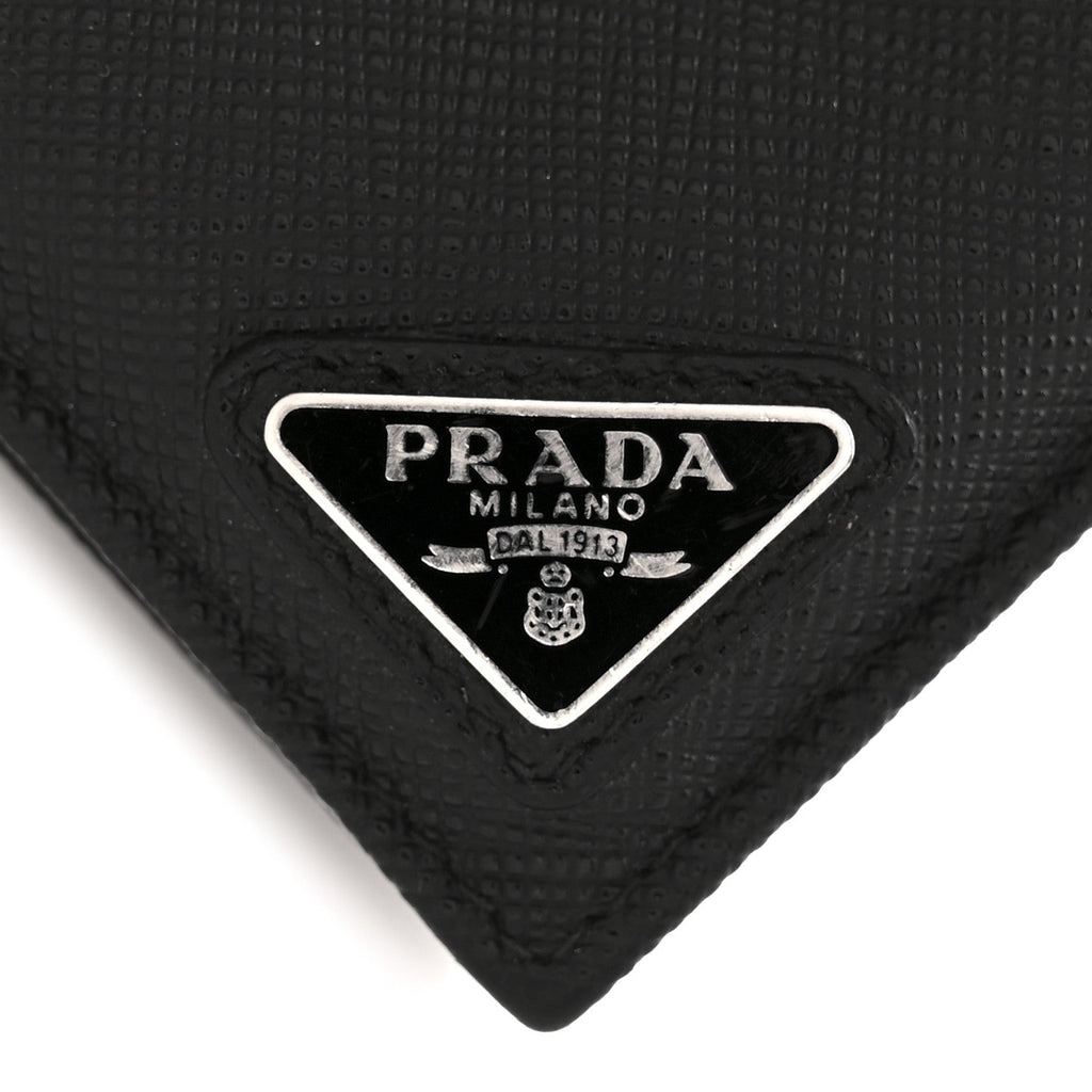 Saffiano Triangle  Holder Black