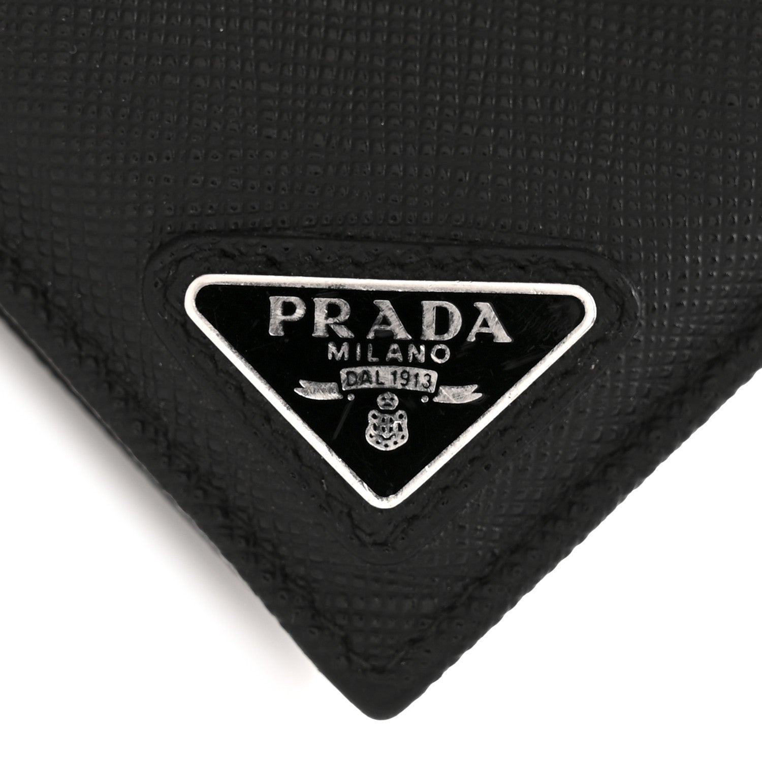 Saffiano Triangle  Holder Black