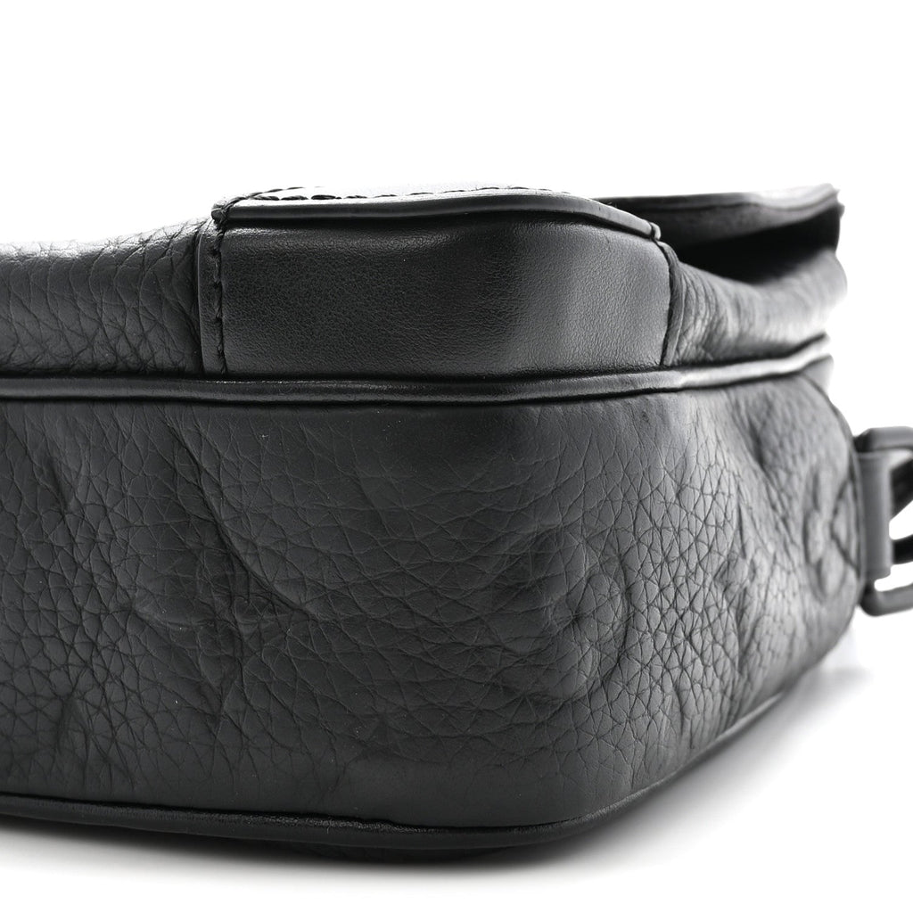 Taurillon Monogram Steamer Messenger Black
