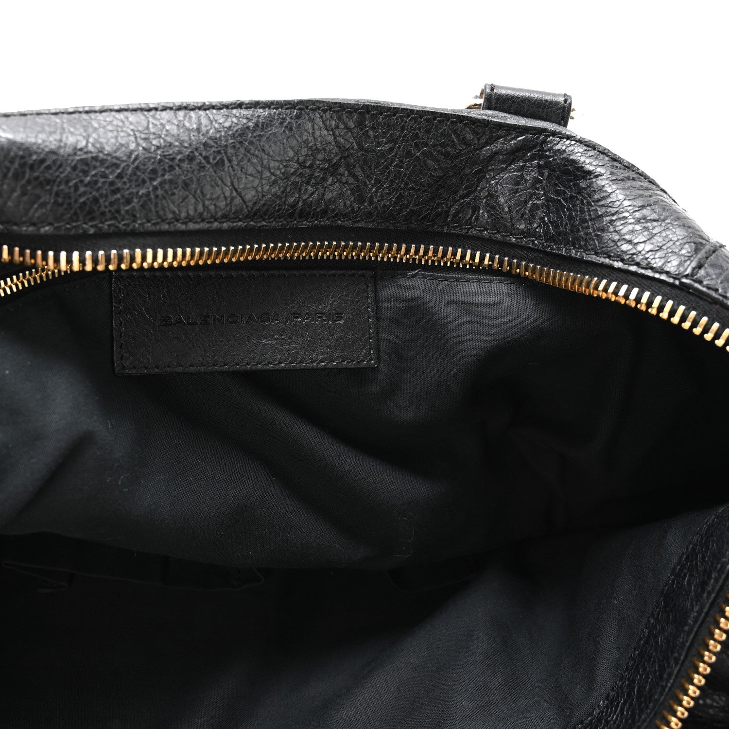 Agneau Giant 12 Gold Hardware Work Black