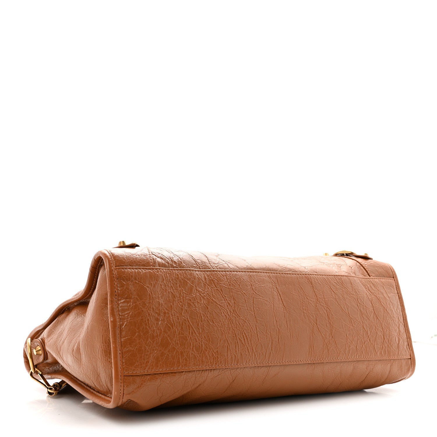 Agneau Arena Gold Hardware Medium Le City Camel
