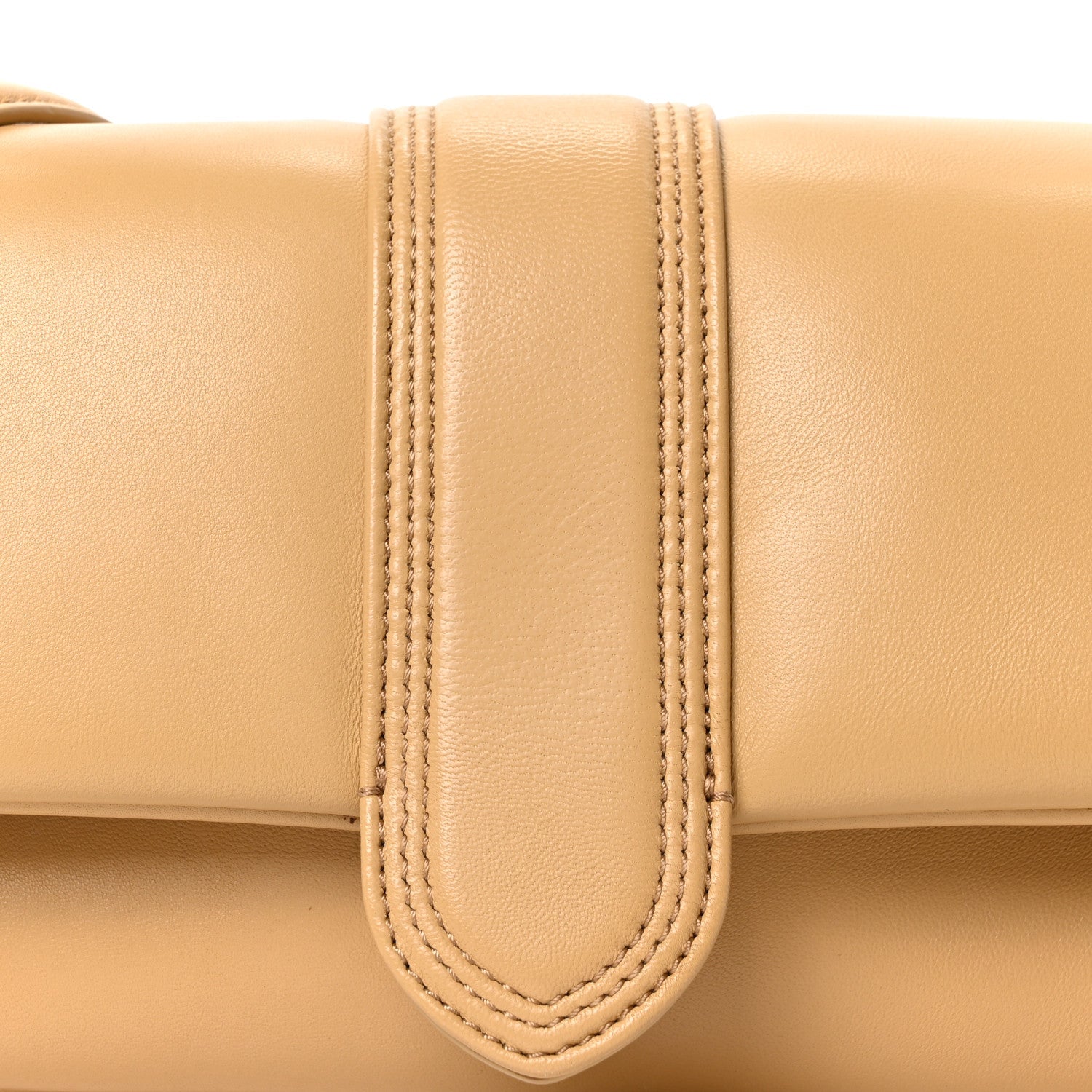 Padded Lambskin Le Bambimou Camel