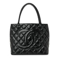 Patent Medallion Tote Black
