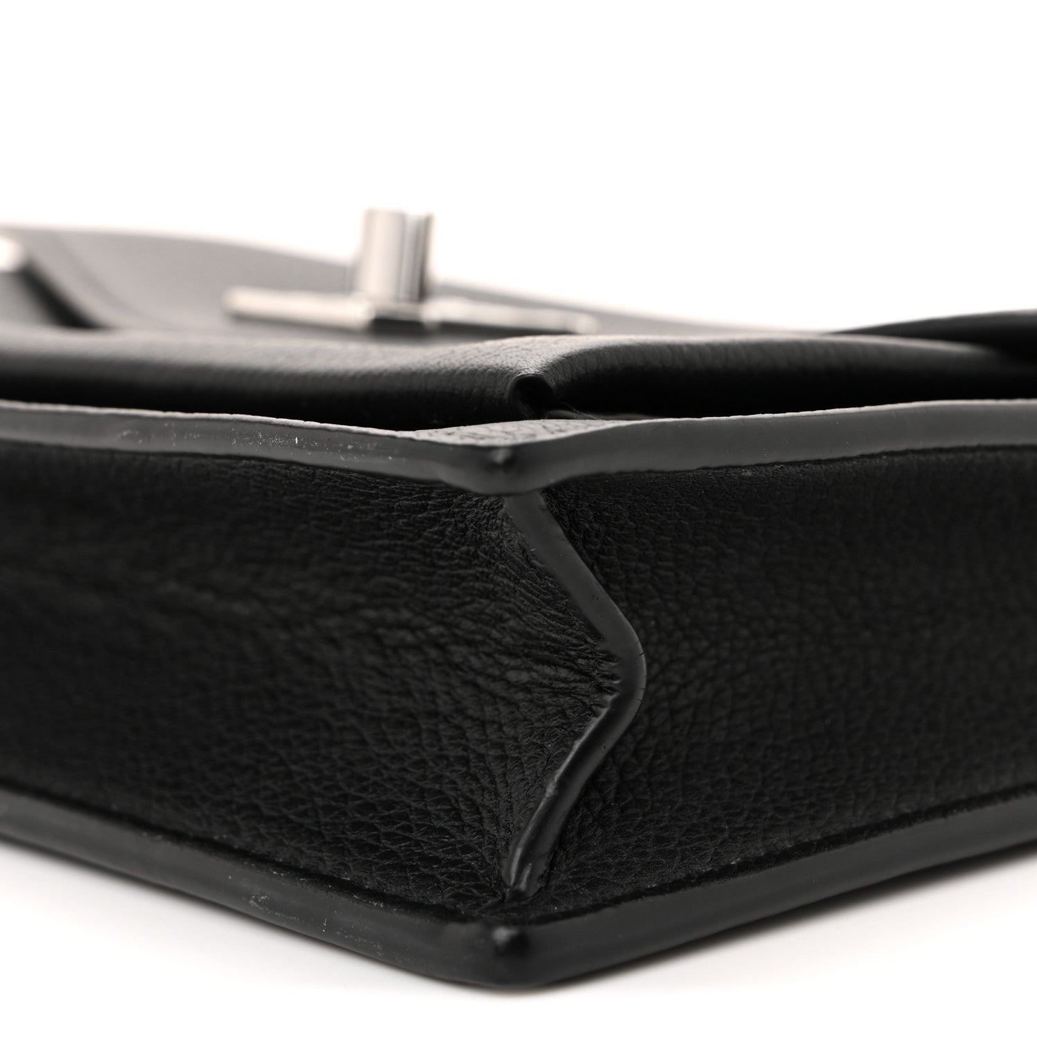 Soft Calfskin My Lockme Chain Pochette Black