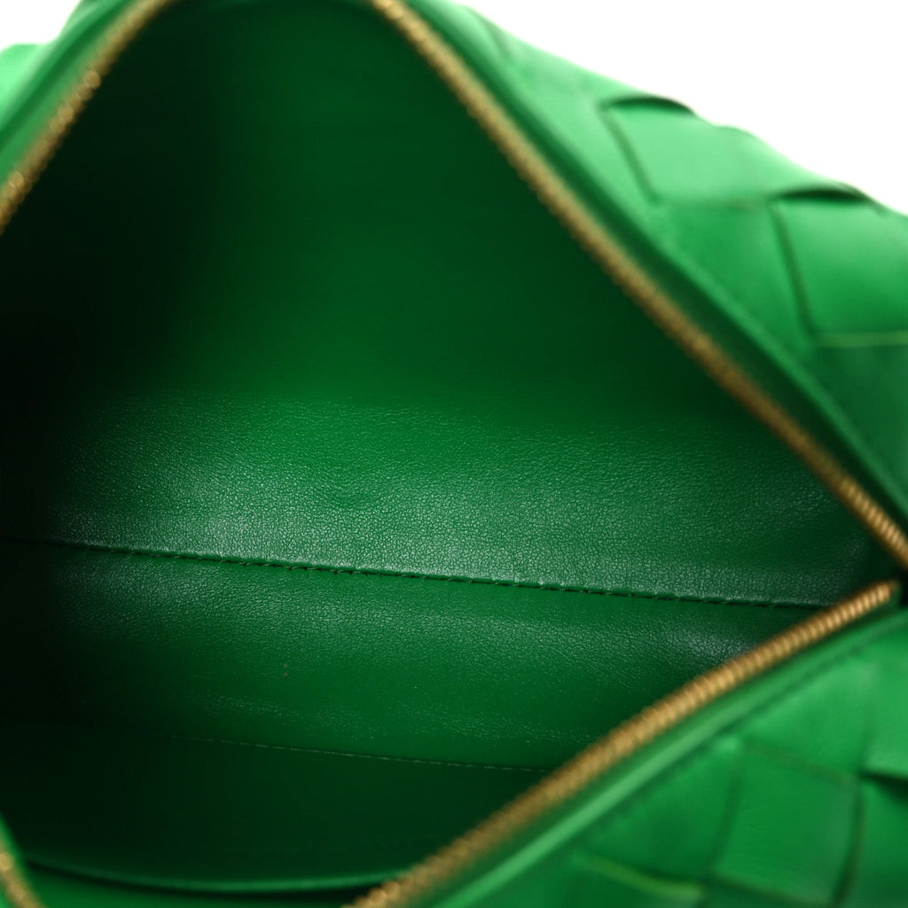 Nappa Intrecciato Mini Loop Camera Bag Parakeet