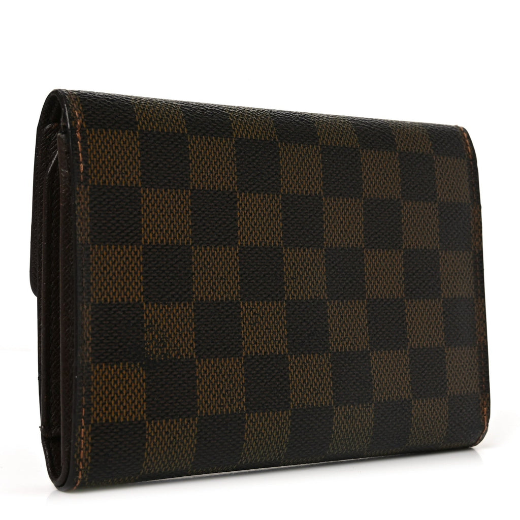 Damier Ebene Porte Tresor Etui Papier Wallet
