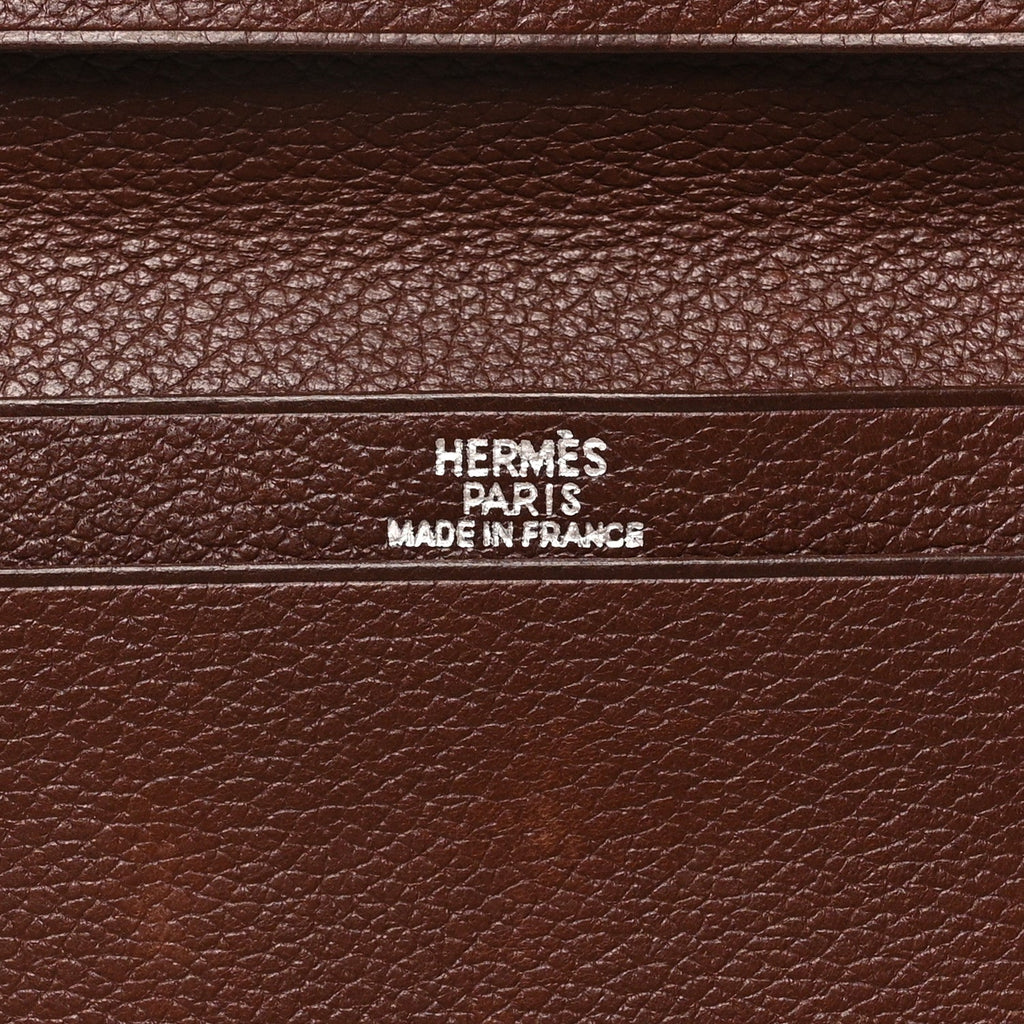 Evercolor Citizen Twill Long Wallet Chocolate