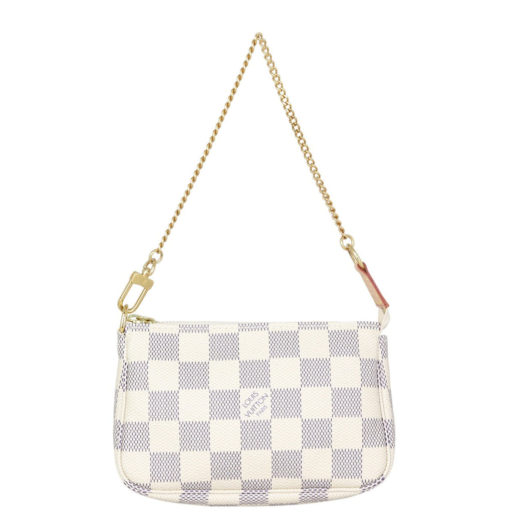 Louis Vuitton Mini Pochette Accessories Damier Azur