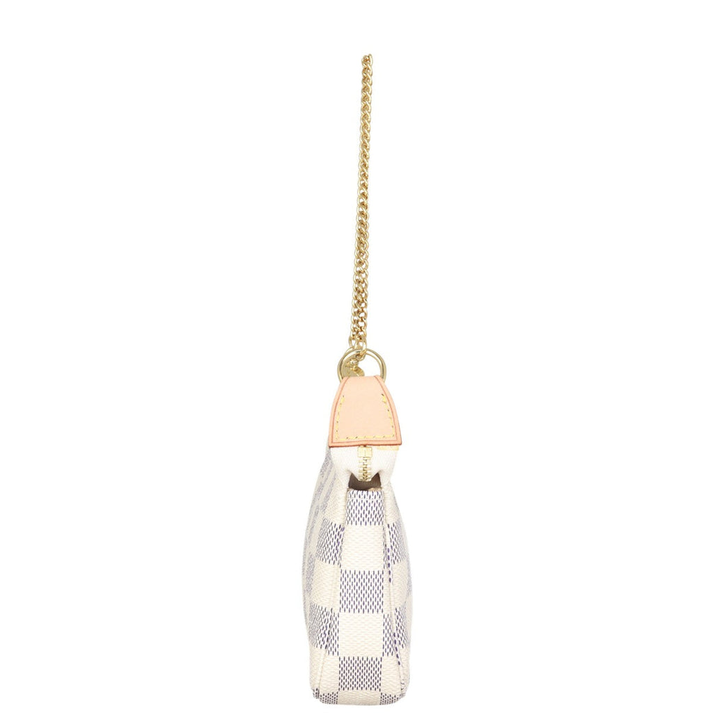 Louis Vuitton Mini Pochette Accessories Damier Azur