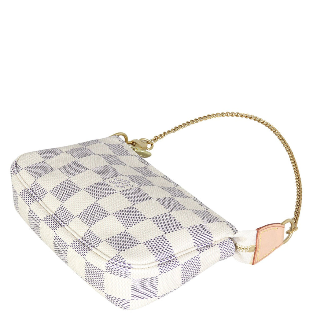 Louis Vuitton Mini Pochette Accessories Damier Azur