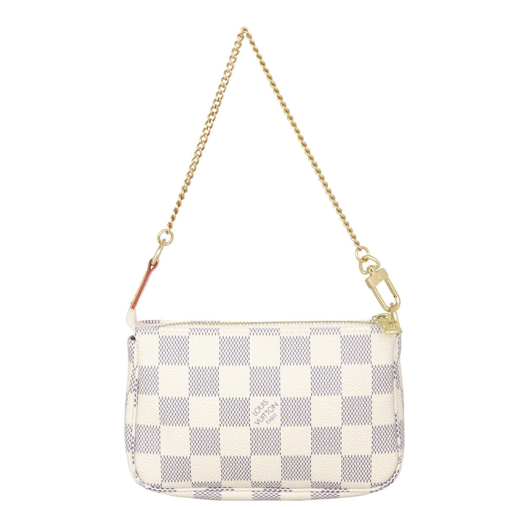 Louis Vuitton Mini Pochette Accessories Damier Azur