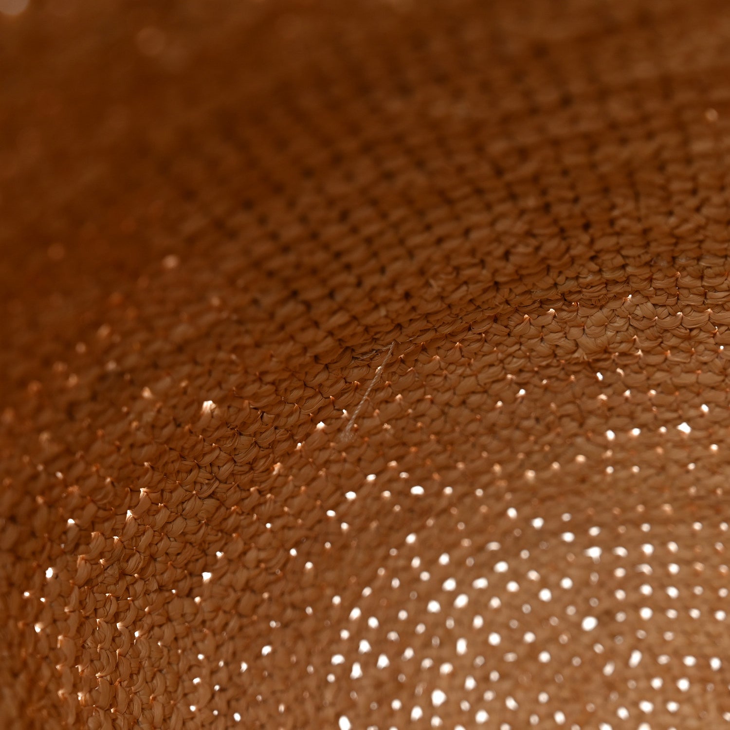 Raffia Mini Slit Tote Bag Natural Tan