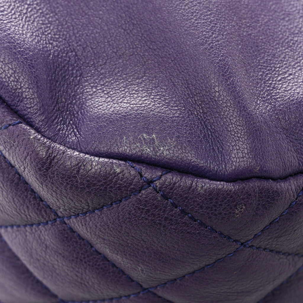 Soft Vachetta Medium Biker Saddle Chain Satchel Viola
