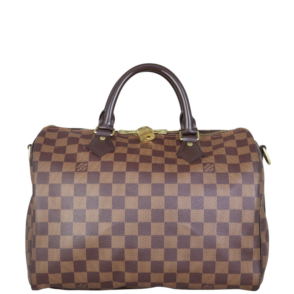 Louis Vuitton Speedy 30 Bandouliere Damier Ebene