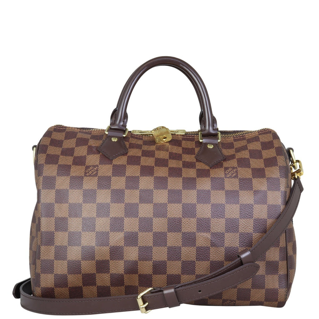 Louis Vuitton Speedy 30 Bandouliere Damier Ebene