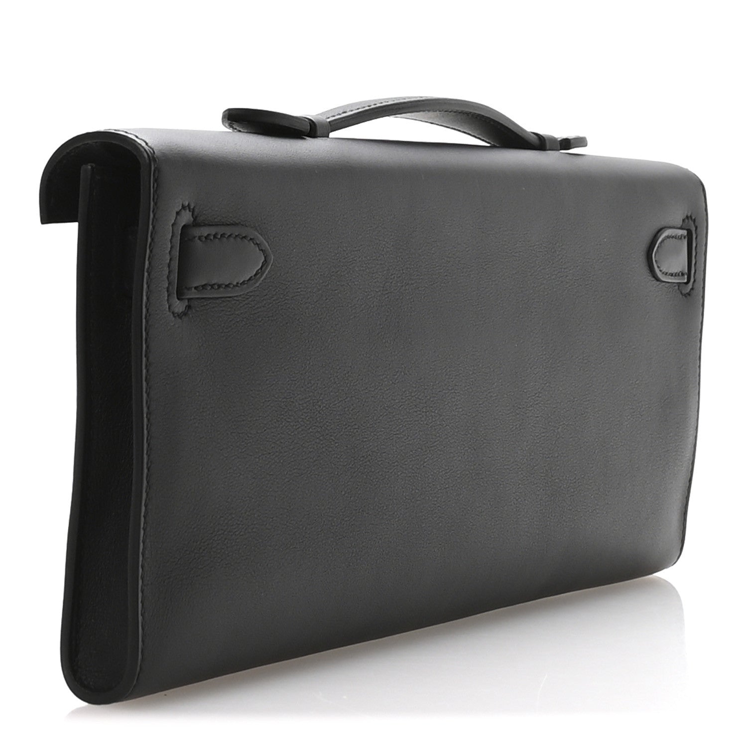 Swift Kelly Cut Clutch Pochette Black