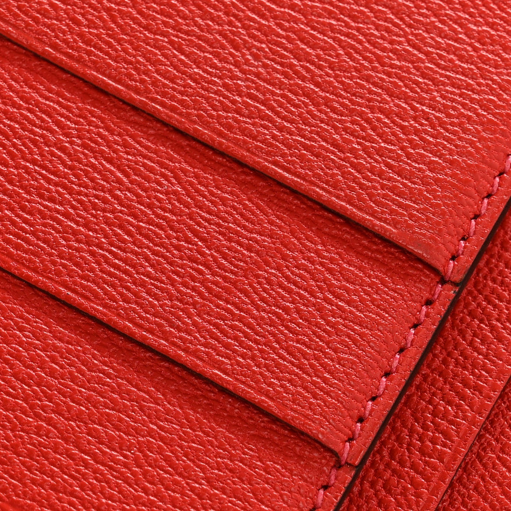 Shiny Alligator Bearn Wallet Geranium
