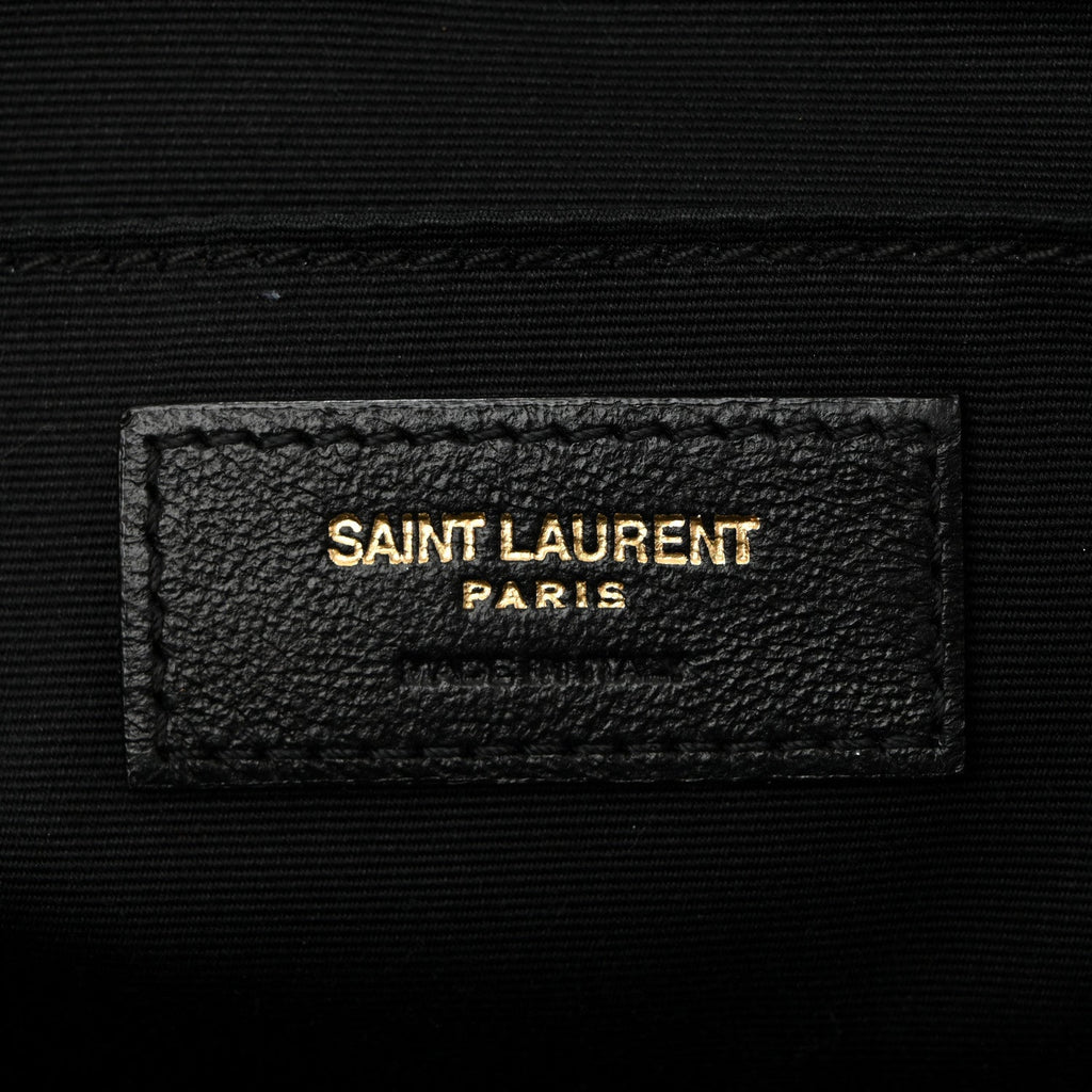 Calfskin Matelasse Monogram Lou Camera Bag Navy