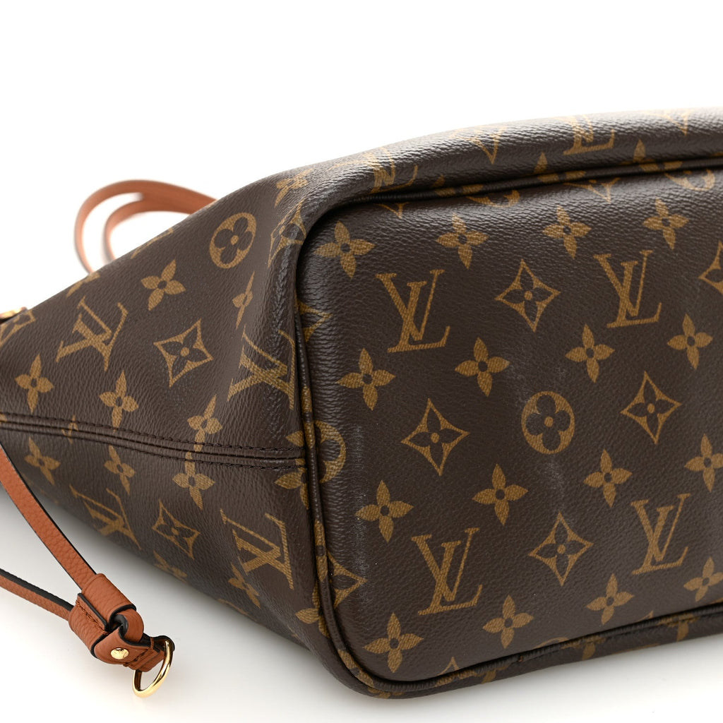 Monogram Calfskin Neo Neverfull Inside Out MM Tan