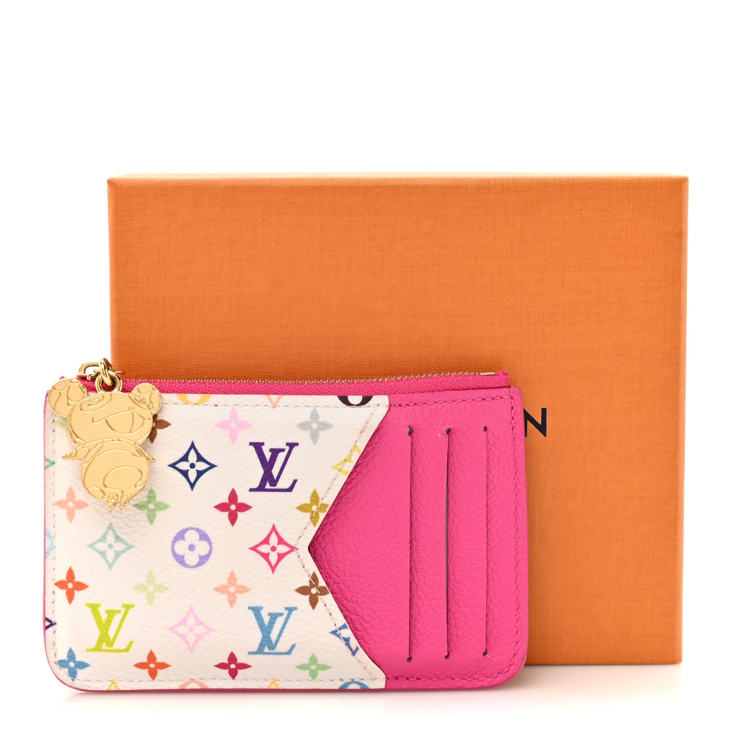 LV X TM Monogram Romy  Holder Kawaii Pink