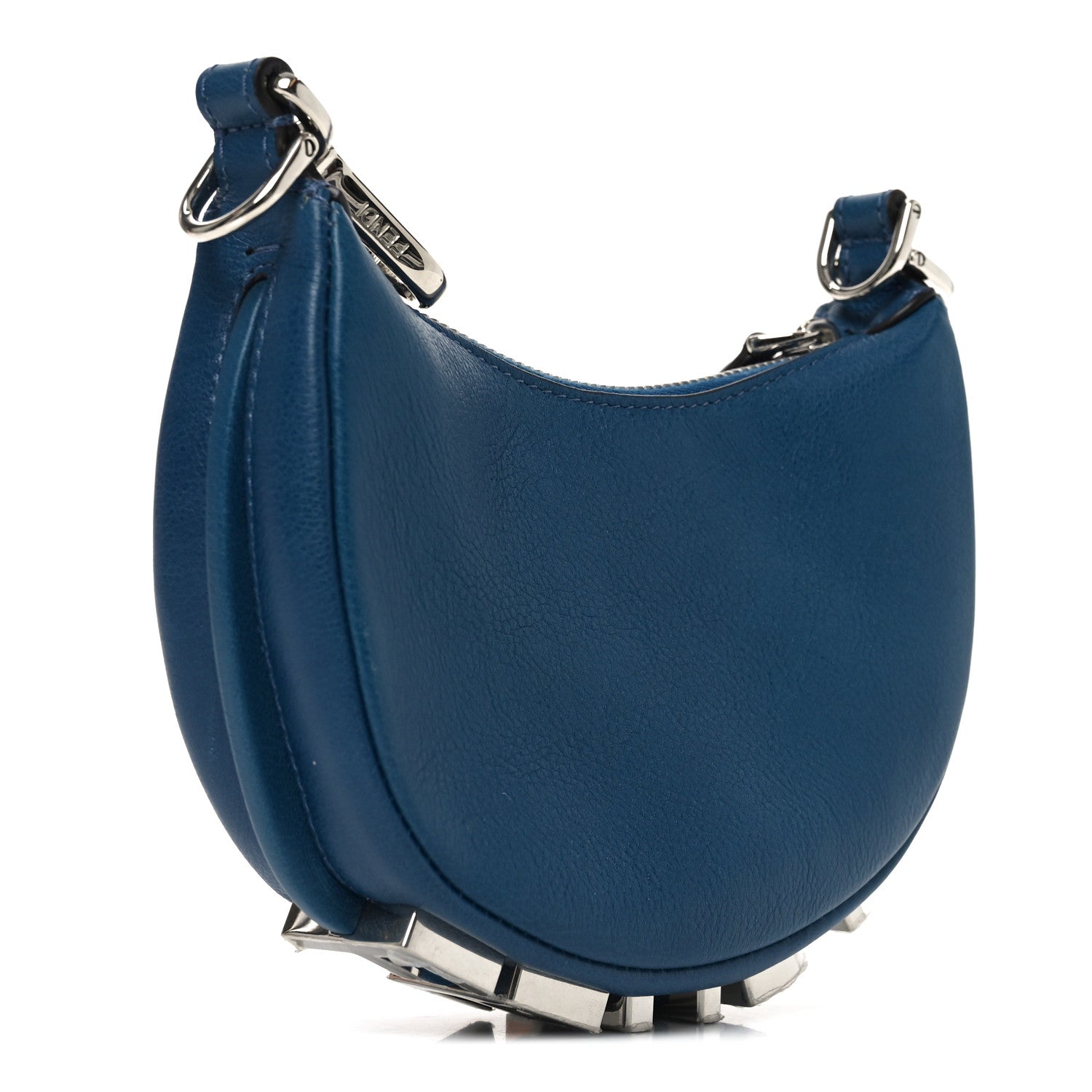 Vitello Grace Matte Nano Fendigraphy Hobo Charm Mirto
