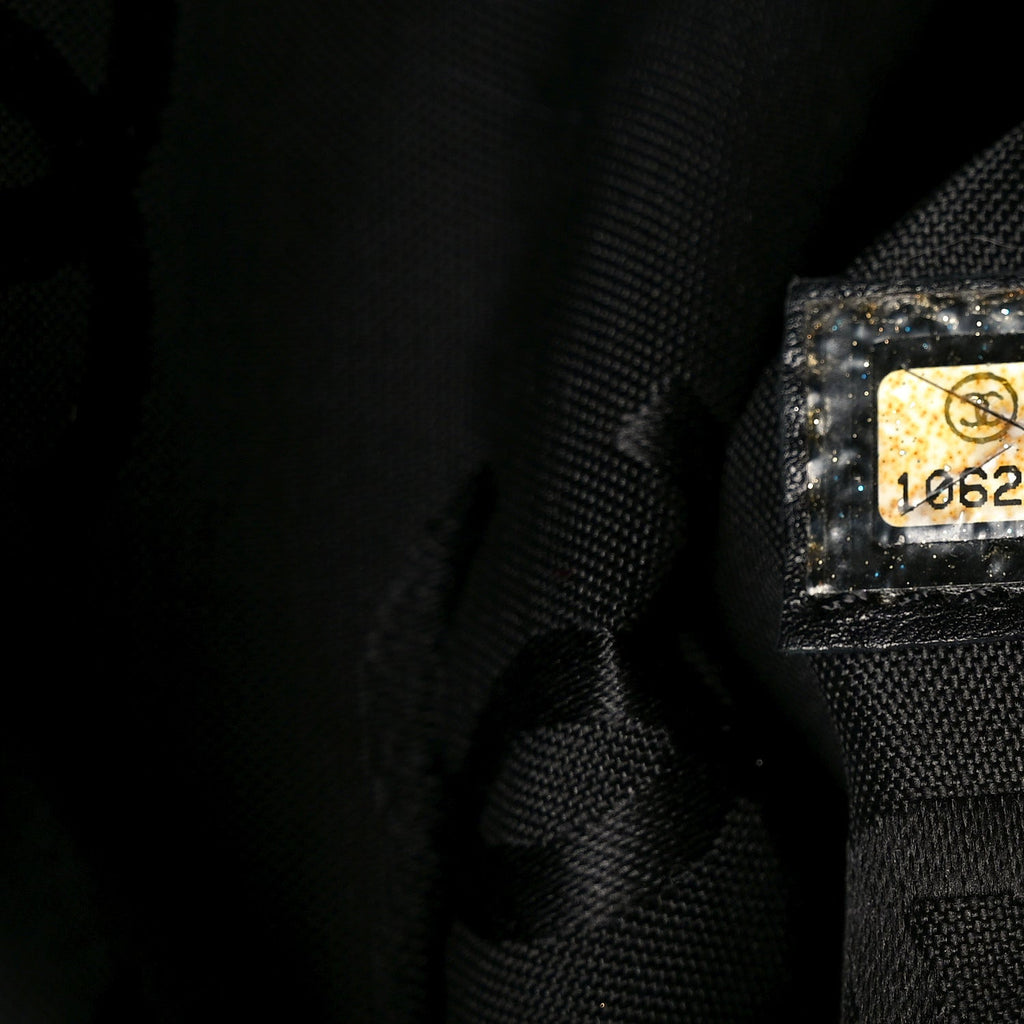 Straw Raffia Tote Black