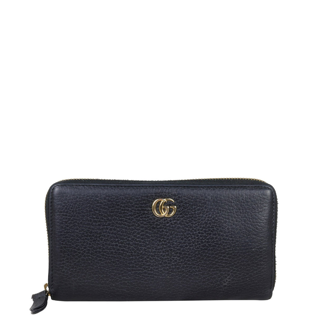 Gucci GG Marmont Leather Zip Around Wallet