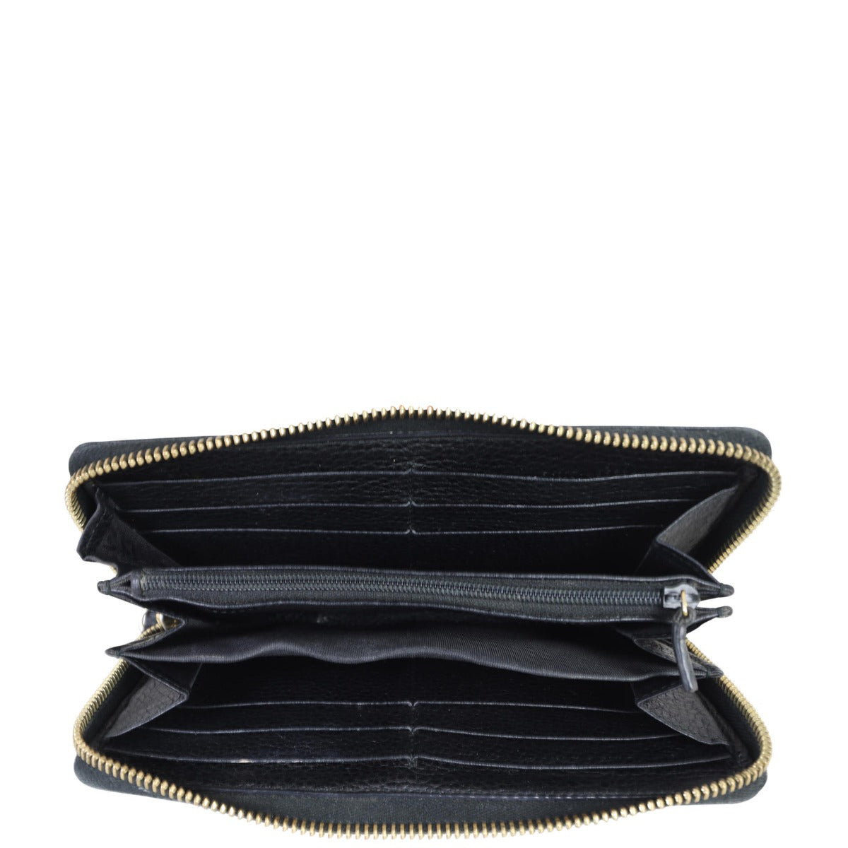 Gucci GG Marmont Leather Zip Around Wallet